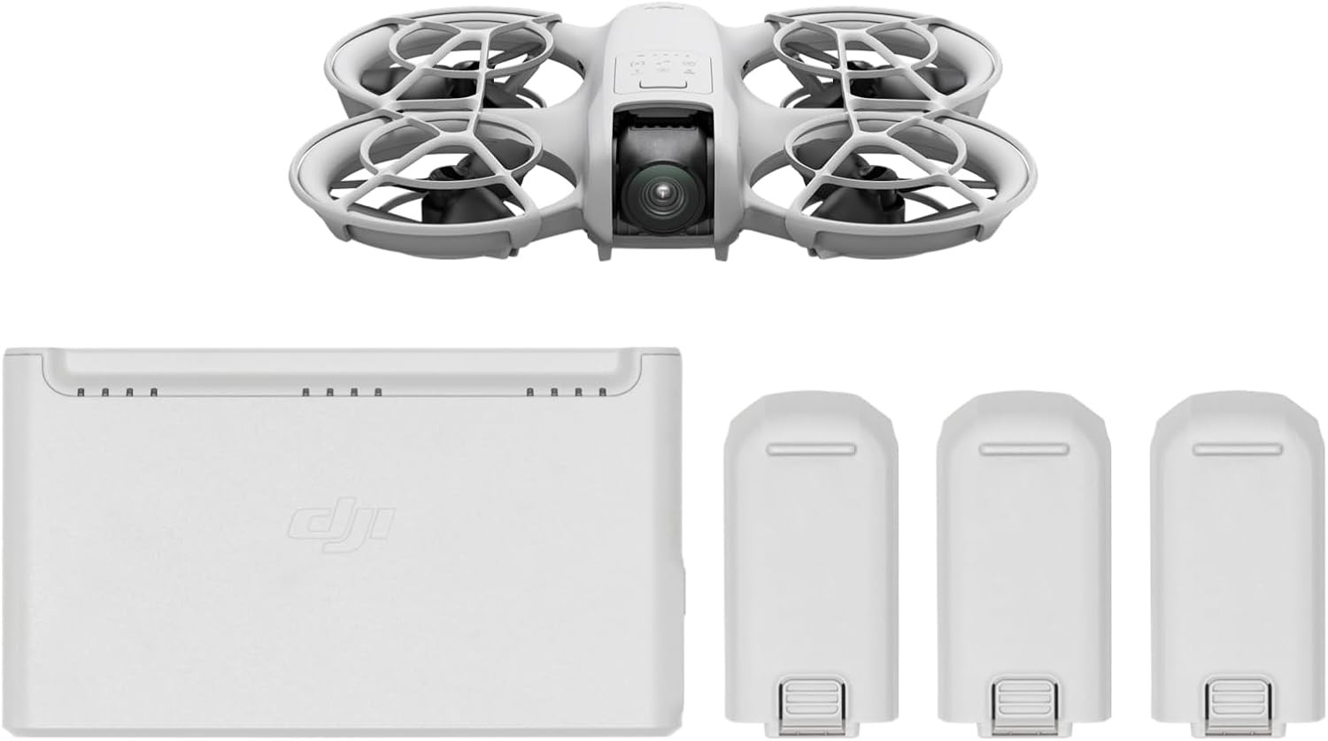 DJI Neo Three-Battery Combo, Mini Drone with 4K UHD Camera for Adults, 135g Self Flying Drone that Follows You, Palm Takeoff, Subject Tracking, QuickShots, Stabilized Video (Controller-Free)