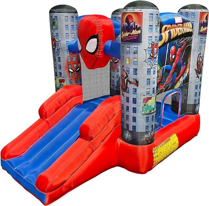 Marvel Spider-Man Bounce House with Slide :'