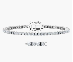 FINEROCK 2 carat diamond tennis bracelet '.