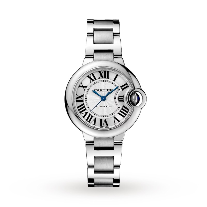 CARTIER Ballon Bleu De Cartier Watch, 33 Mm, Mechanical Movement With Automatic Winding. Steel Case
