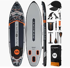 MYBOAT extra wide inflatable paddle board stand up paddle board ./