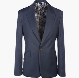 vivienne westwood men's classic wool blazer .`