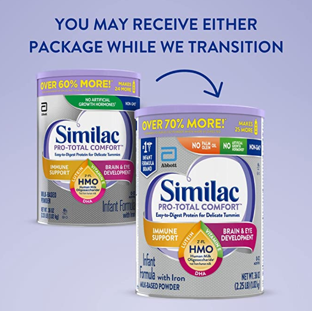 Similac Abbott Pro-Total Comfort Infant Formula OPTI-GRO