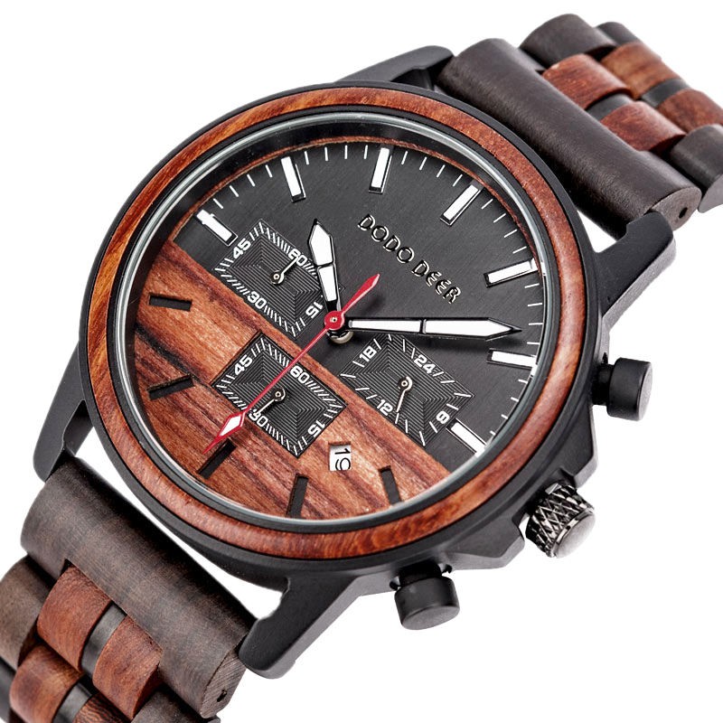Private Label Wristwatch High Grade New Products Wooden Watch Men