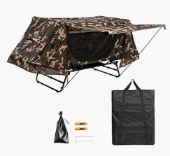 Athena Supply Company ASC Portable Single Bed Waterproof Hiking Bed Bag Camo ,,.