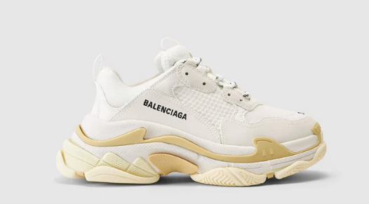 パリの女性用3s白いメッシュスニーカー