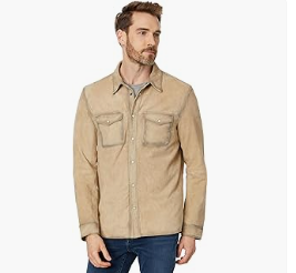 John Varvatos Men's Lionell Shirt Jacket -!