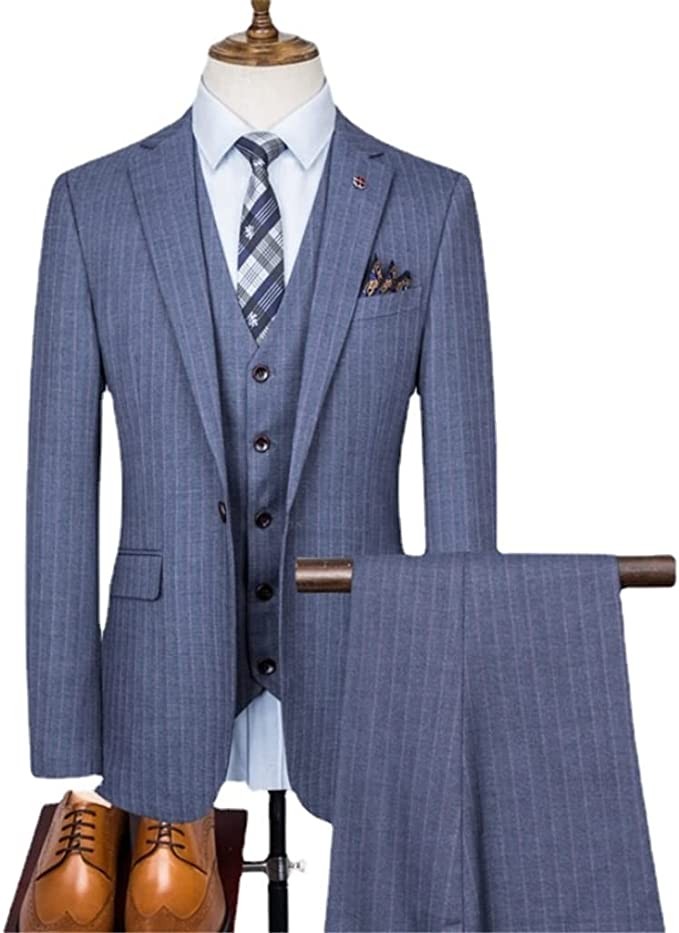 Suits 3 Pieces Slim Fit Business Suits Plus Size 6XL Tuxedos For Formal Wedding Suit