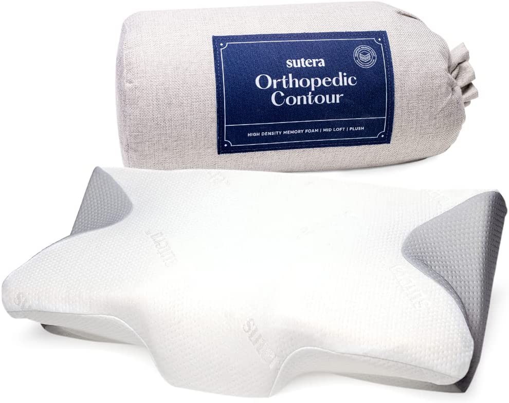 SUTERA - Contour Memory Foam Pillow for Sleeping %