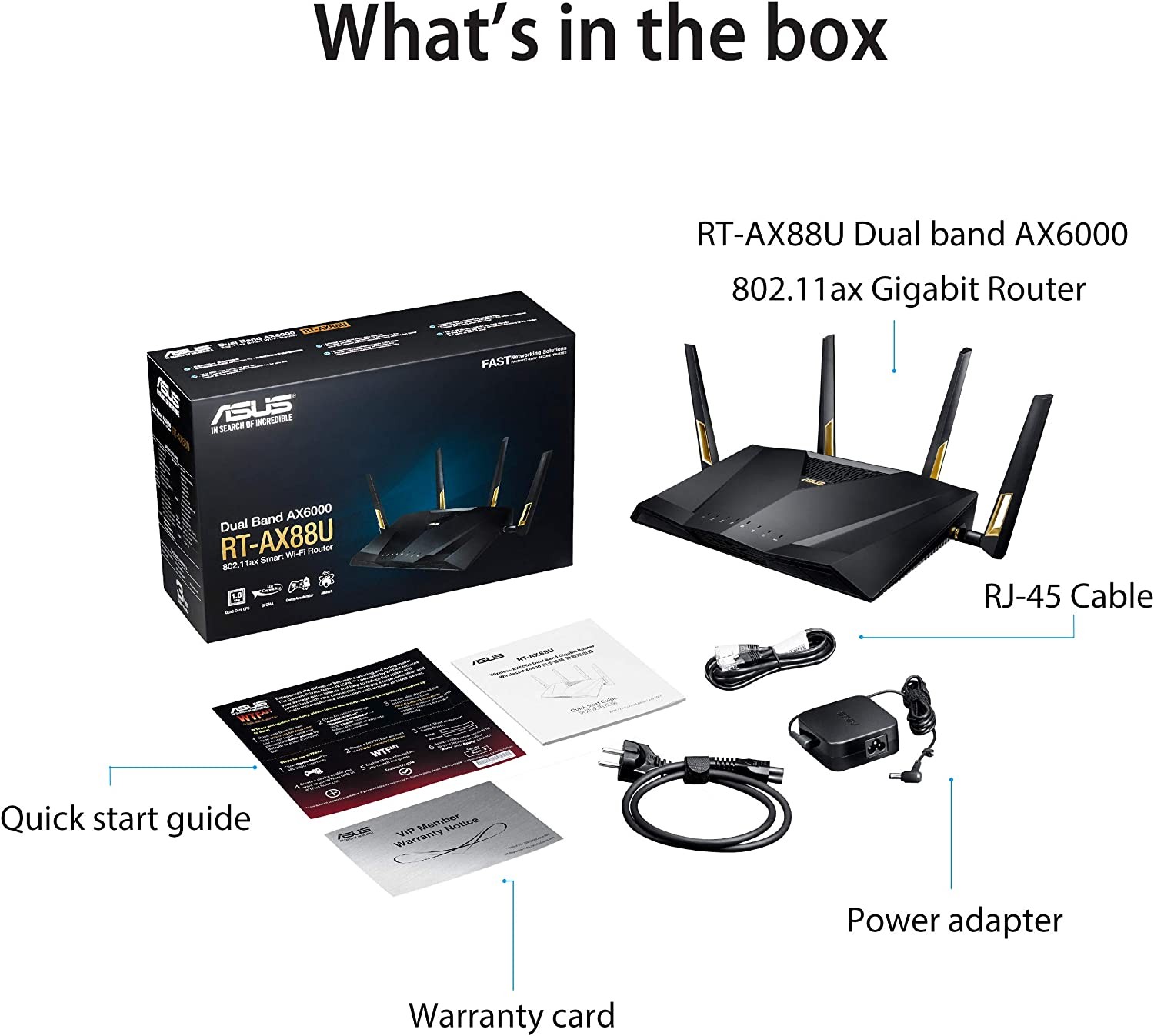 ASUS AX6000 WiFi 6 Gaming Router ~