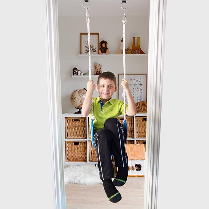 DreamGYM Indoor Swing and Play Set Ladder Bar Combo ";