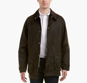 Barbour Men's Classic Bedale Wax Jacket, Olive -)