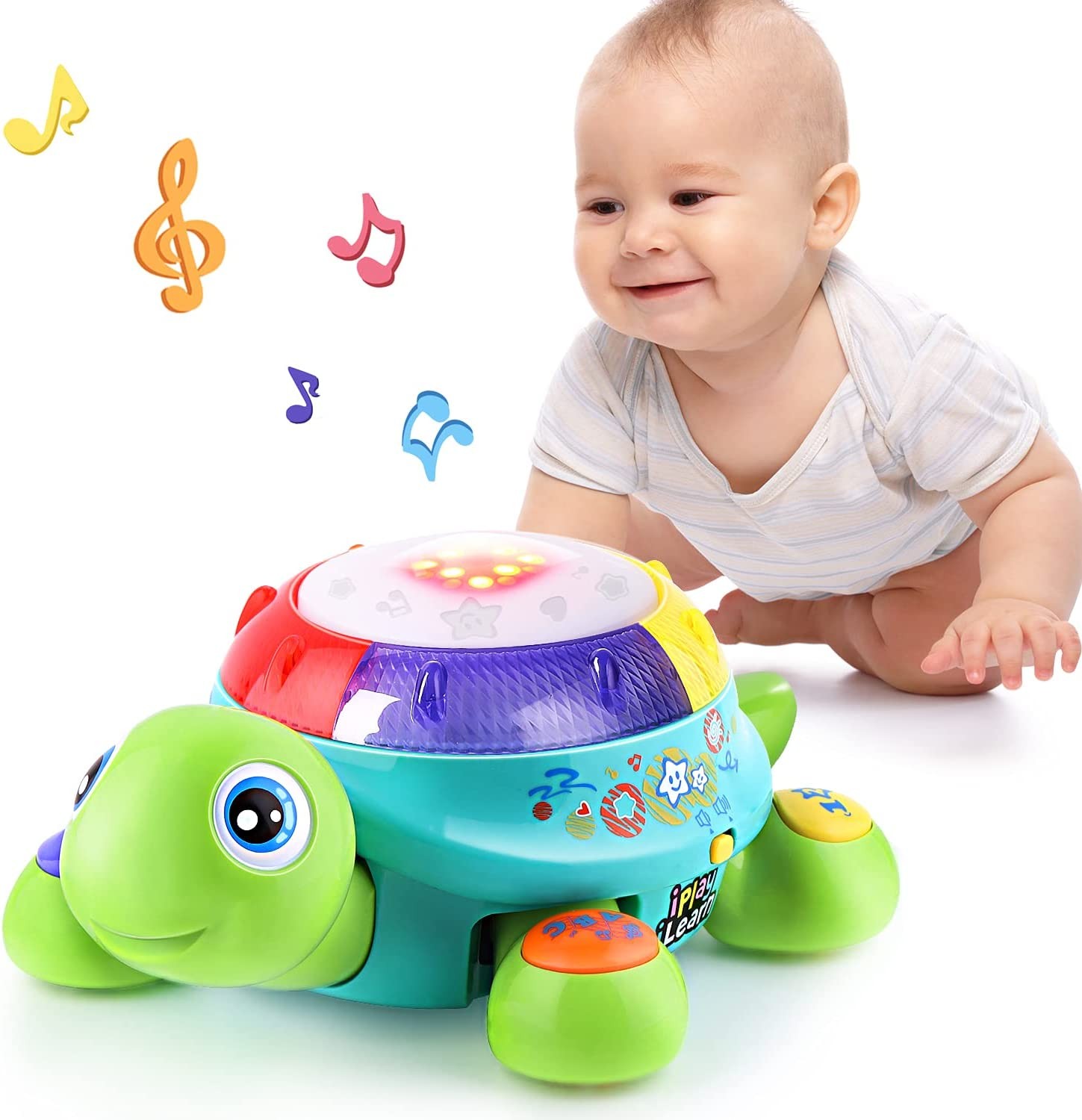 iPlay, iLearn Baby Musical Turtle Toy 12#