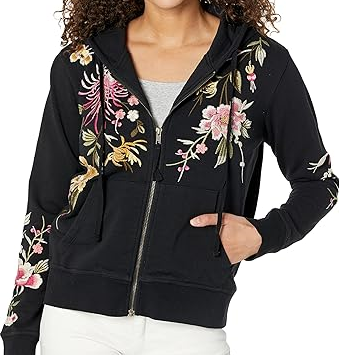 JWLA By Johnny Was Women's Mei Zipup Sweatshirt .-