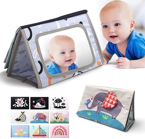 Baby Mirror Toys for Tummy Time,Newborn,Infant 0-3-4-6-12 Months Old Brain Developmental 9^